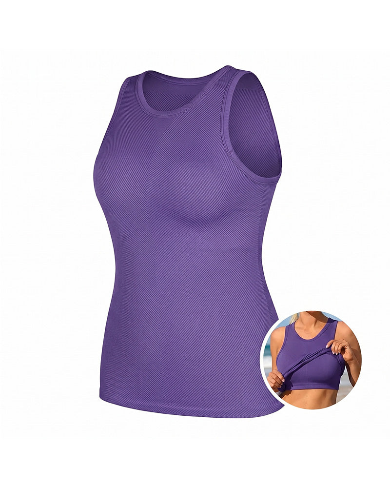 Sportieve Tanktop Met Ingebouwde Bh