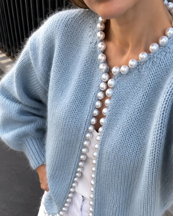Cardigan Zacht Parel Trui