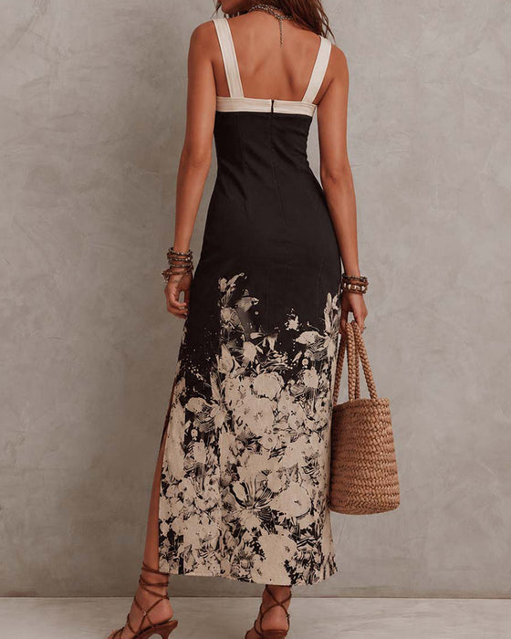 Jurk Inkt Wasbeurt Camisole Bodycon Sleet