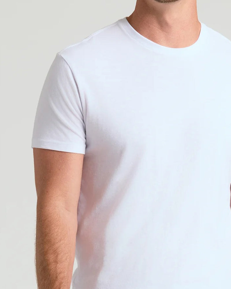 Top Heren Effen Korte Mouw