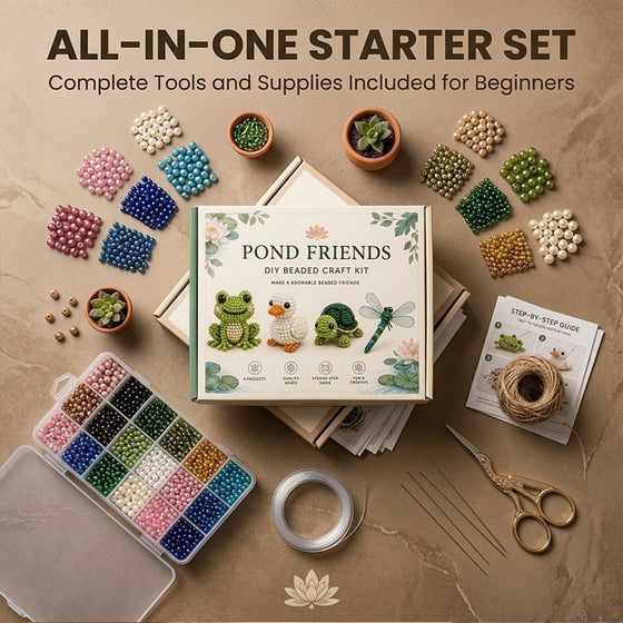 3D-kralendierenset - DIY-miniatuurdiertjes set voor beginners