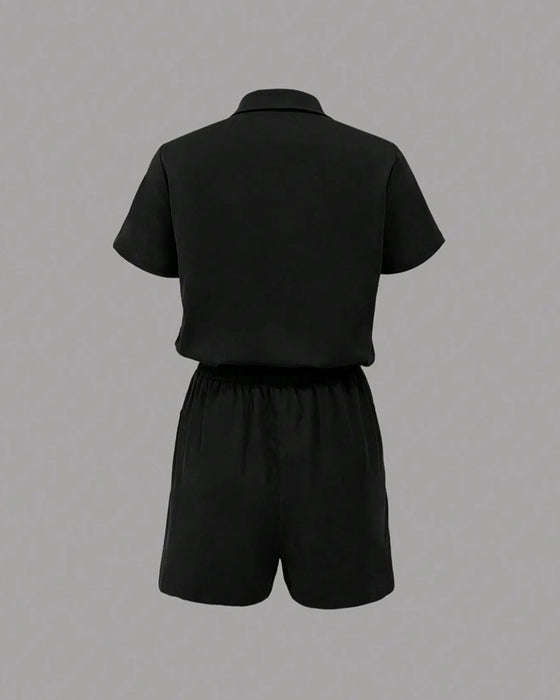 Overall Knoopzak Elastische Taille
