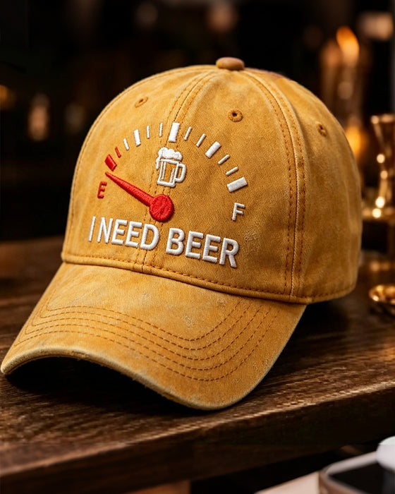 Dashboard Bier Geborduurde Baseball Pet