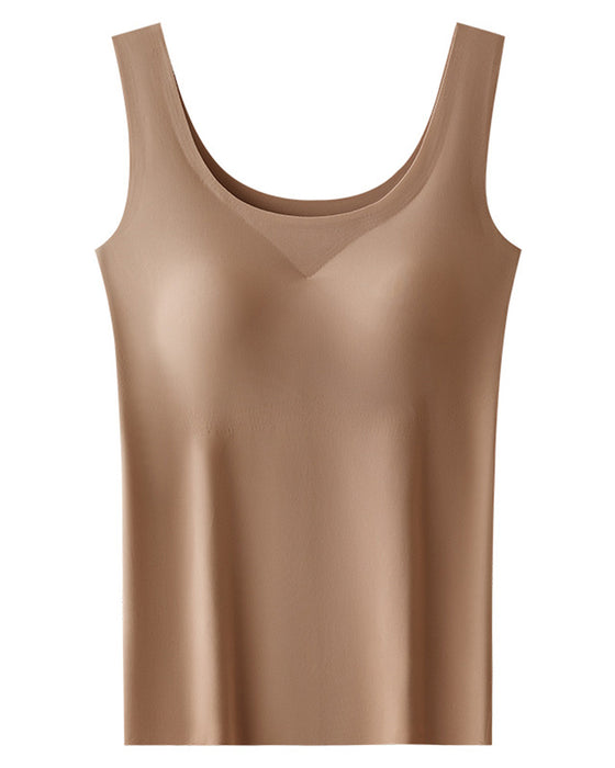 Tank Top Naadloos Ingebouwde Bh
