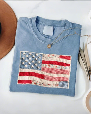 T-Shirt Vierde Juli Amerikaanse Vlag