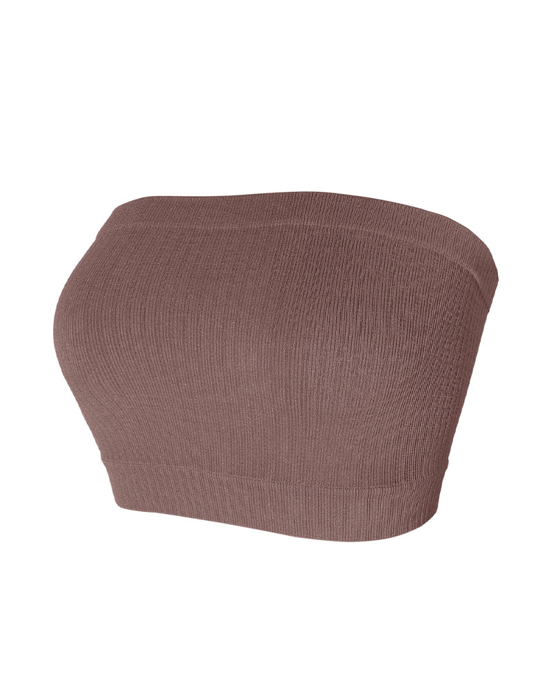 Lingerie Mouwloos Effen Kleur Bandeau