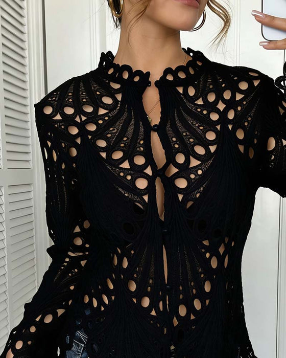 Jas Cut-Out Klokmouw