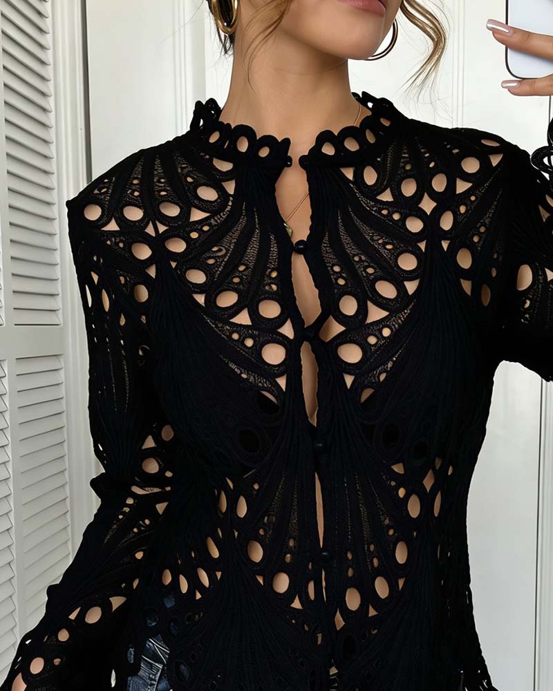 Jas Cut-Out Klokmouw