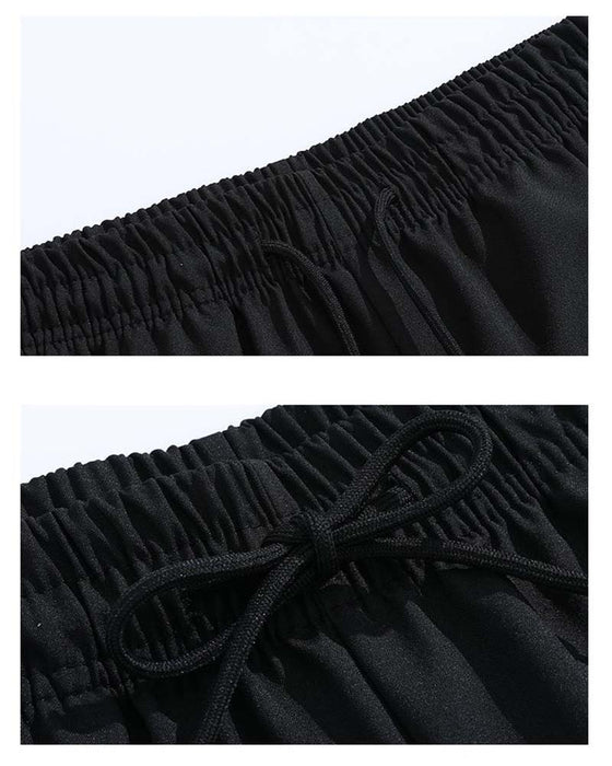 Shorts Dubbele Witte Streep Knielang Casual