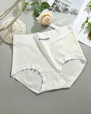 Slips Effen Kleur Hoge Taille