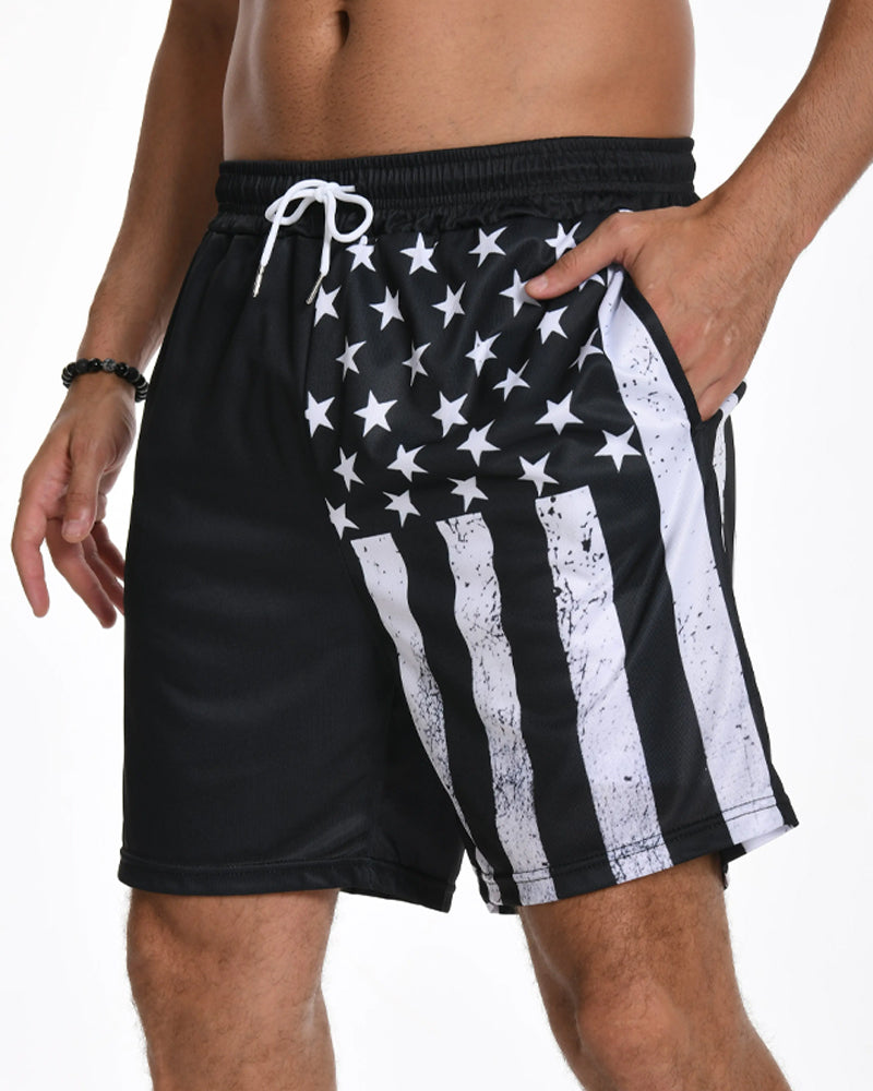 Heren Shorts Middenriem Met Trekkoord