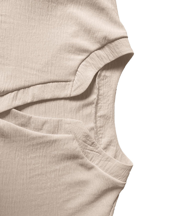 Blouse Kleine V-Hals Ruffle