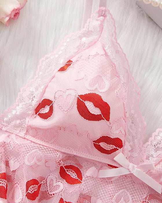 Jurk Lip Afdruk Slaap