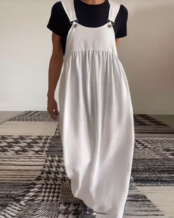 Casual effen kleur bretels