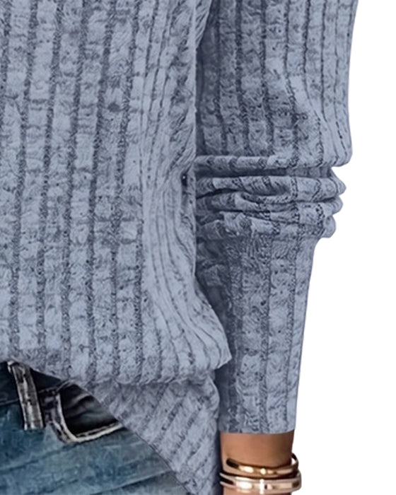V‑Hals Lange‑Mouw Top