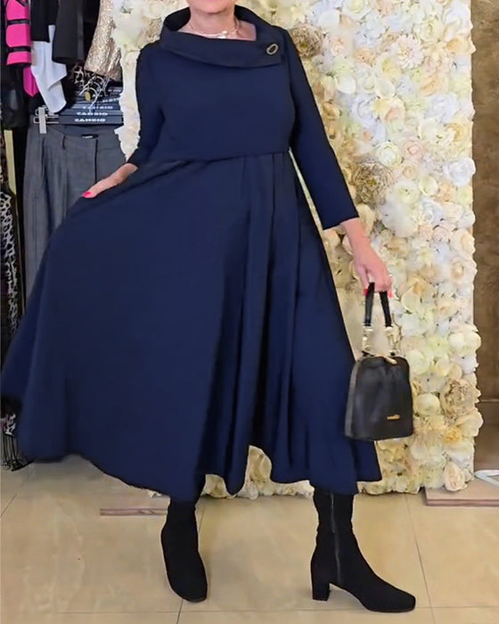 Jurk Fashionable Street Effen A-lijn