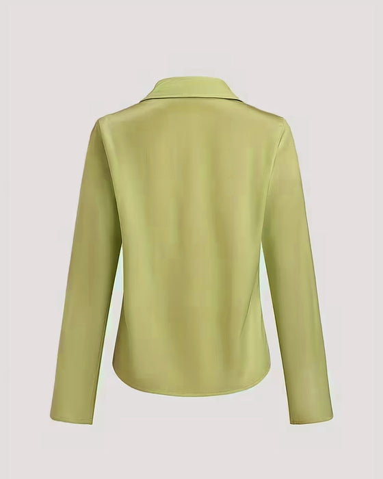 Bloes Revers Rechte Schouder Gedrukt