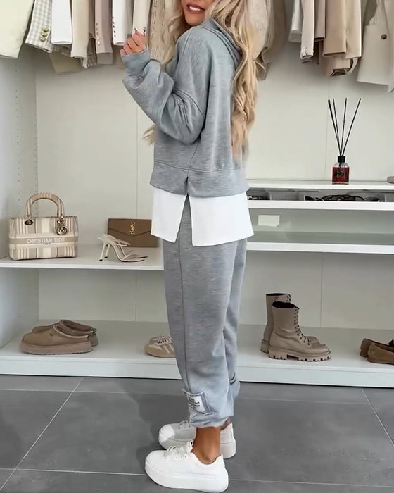 Set Casual Hoodie En Broek