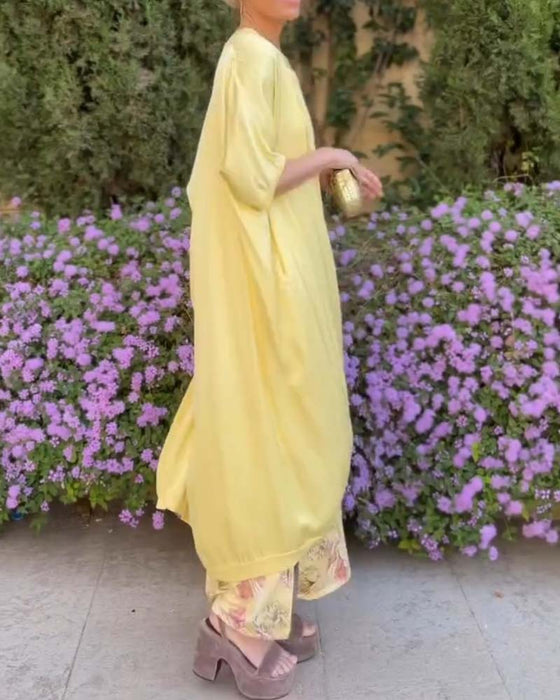 Set Mouwloos Maxi Jurk + Bijpassende Cardigan