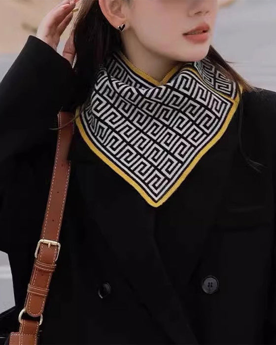 Modieuze veelzijdige driehoeksjaal