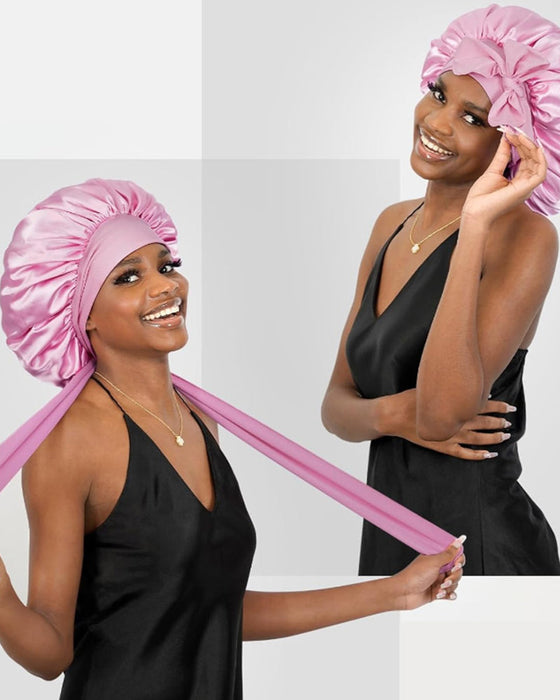 Zijden nachtslaapmutsje