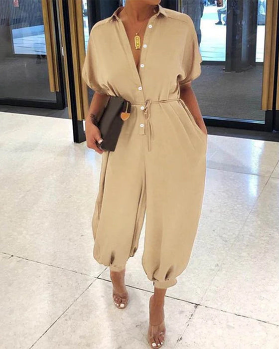 Vintage veelkleurige jumpsuit