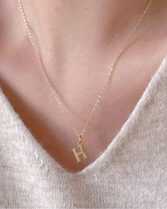 Modieuze en prachtige ketting met 26 Engelse alfabetten