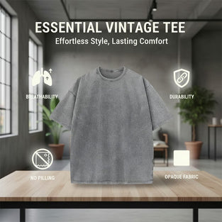 T-Shirt Heren Vintage Loose