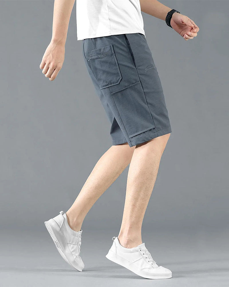 Shorts Heren Casual Effen