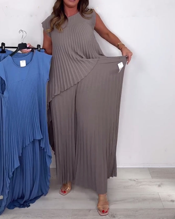 Pak Modieus Streetstyle Effen Kleur Tweedelig