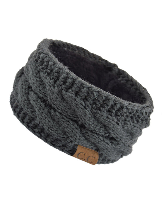 Fleece Gebreide Hoofdband Voor Herfst En Winter