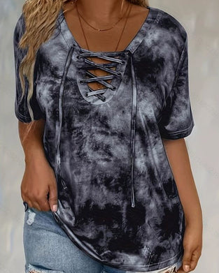 Blouse Tie-Dye Print