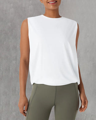 Vest Mouwloos Ronde Hals Sport