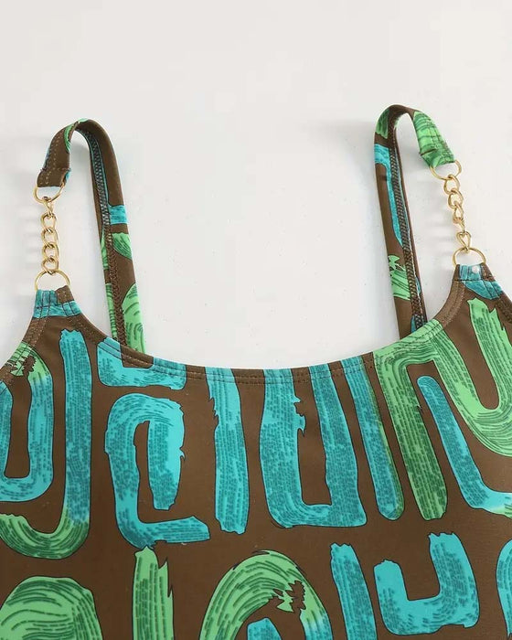 Badpak Sexy Eenstuk Suspender