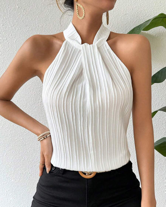 Tanktop Zonder Mouwen Halter