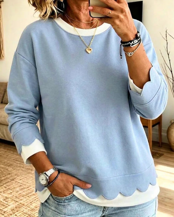 Sweatshirt Schelpzoom Nep Tweedelig