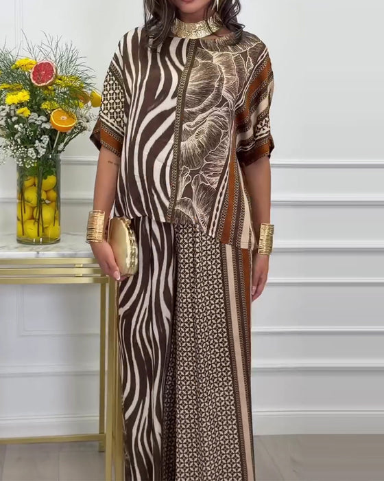 Set Zebra Print Kleurblok Tweedelig