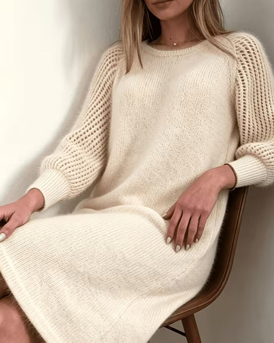 Trui Jurk Rondhals 3/4 Mouw