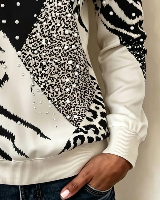 Sweater Lange Mouwen Ronde Hals