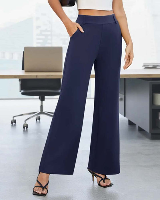 Broek Gedrapeerd Pasvorm Pak