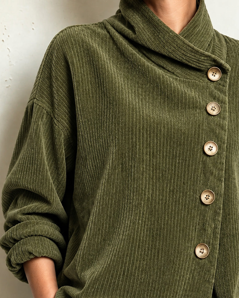 Jas Turtleneck Knoop Los
