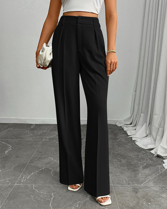Broek Casual Los Recht Wijd Pijp