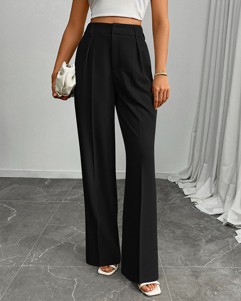 Broek Casual Los Recht Wijd Pijp