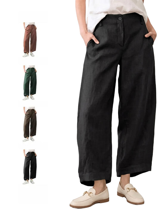 Broek Knoop Zak Wijd-Been Geknipt