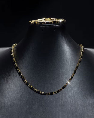 Gepersonaliseerd Verstelbaar Sprankelend Sieraden Set