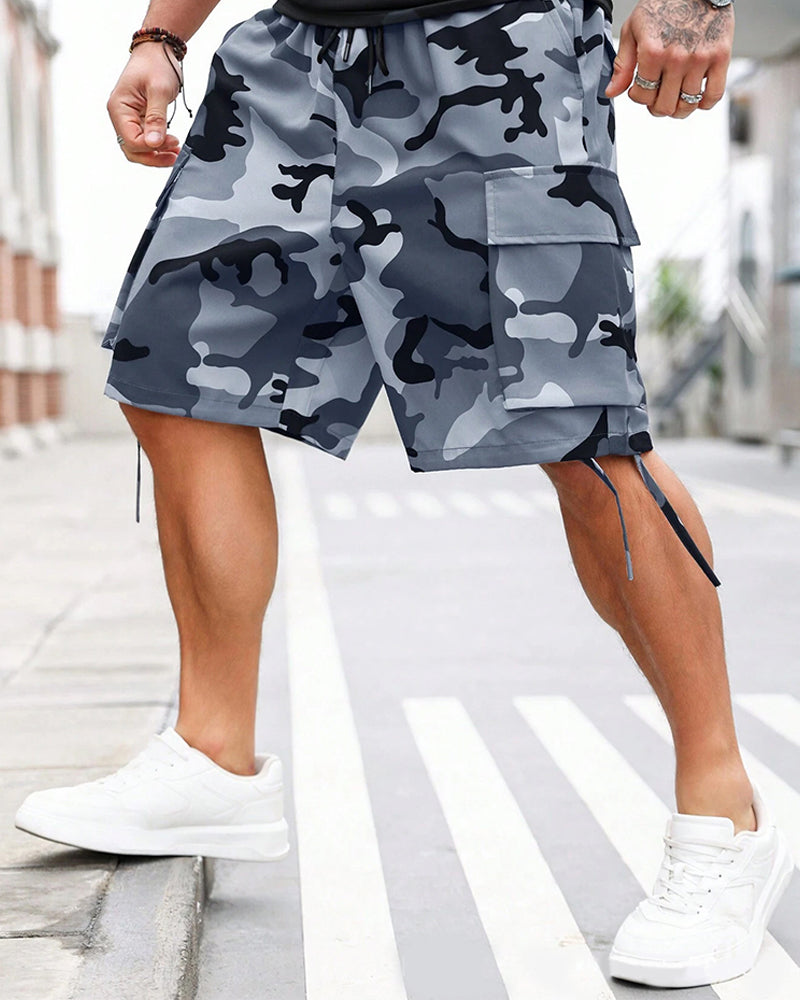 Broek Met Zakken Camouflage Cargo