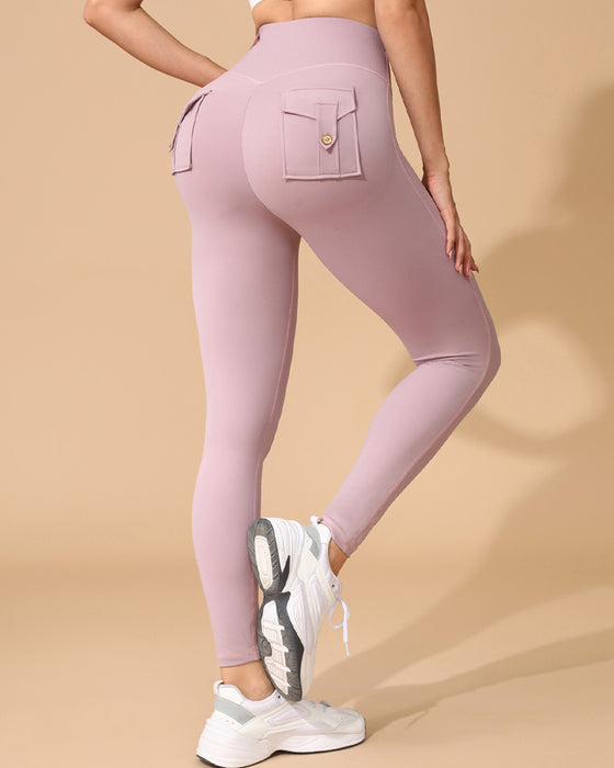 Broek Zak Effen Slim Fit Yoga