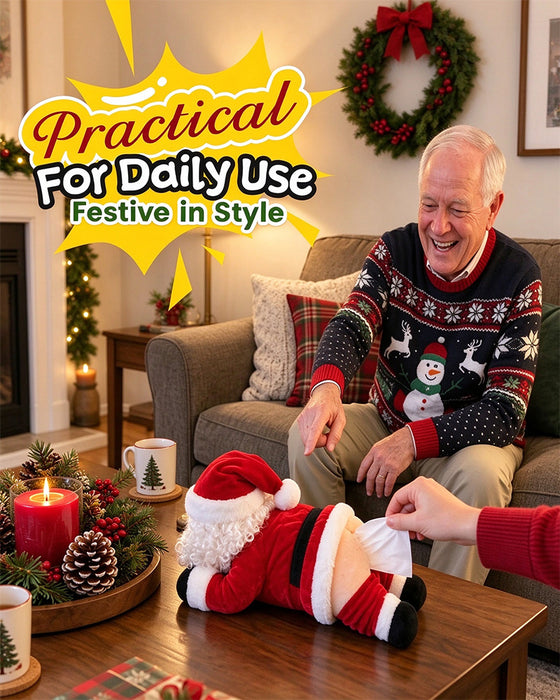 🎅😂 Grappige Zakdoekdooshoes in Kerstman-design