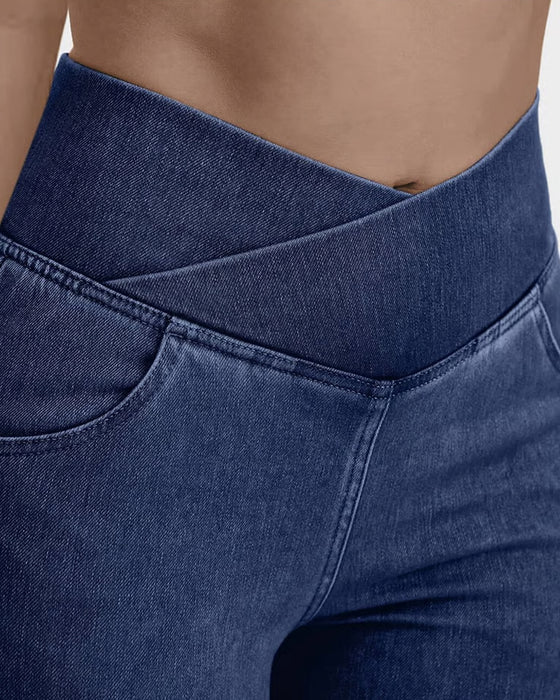 Broek Hoge Rekbaarheid Mode Zak Flare
