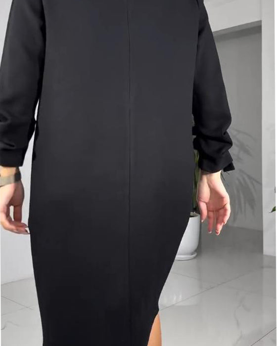 Jurk Met Gesofistikeerde Stijl En Elegante Sfeer